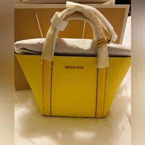 Michael Kors Vibrant Yellow Satchel